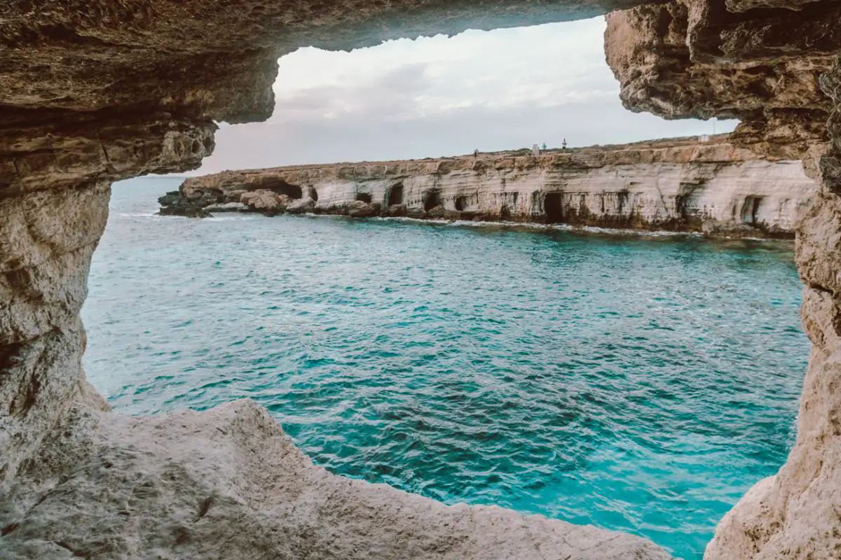 Sea caves in cyprus
