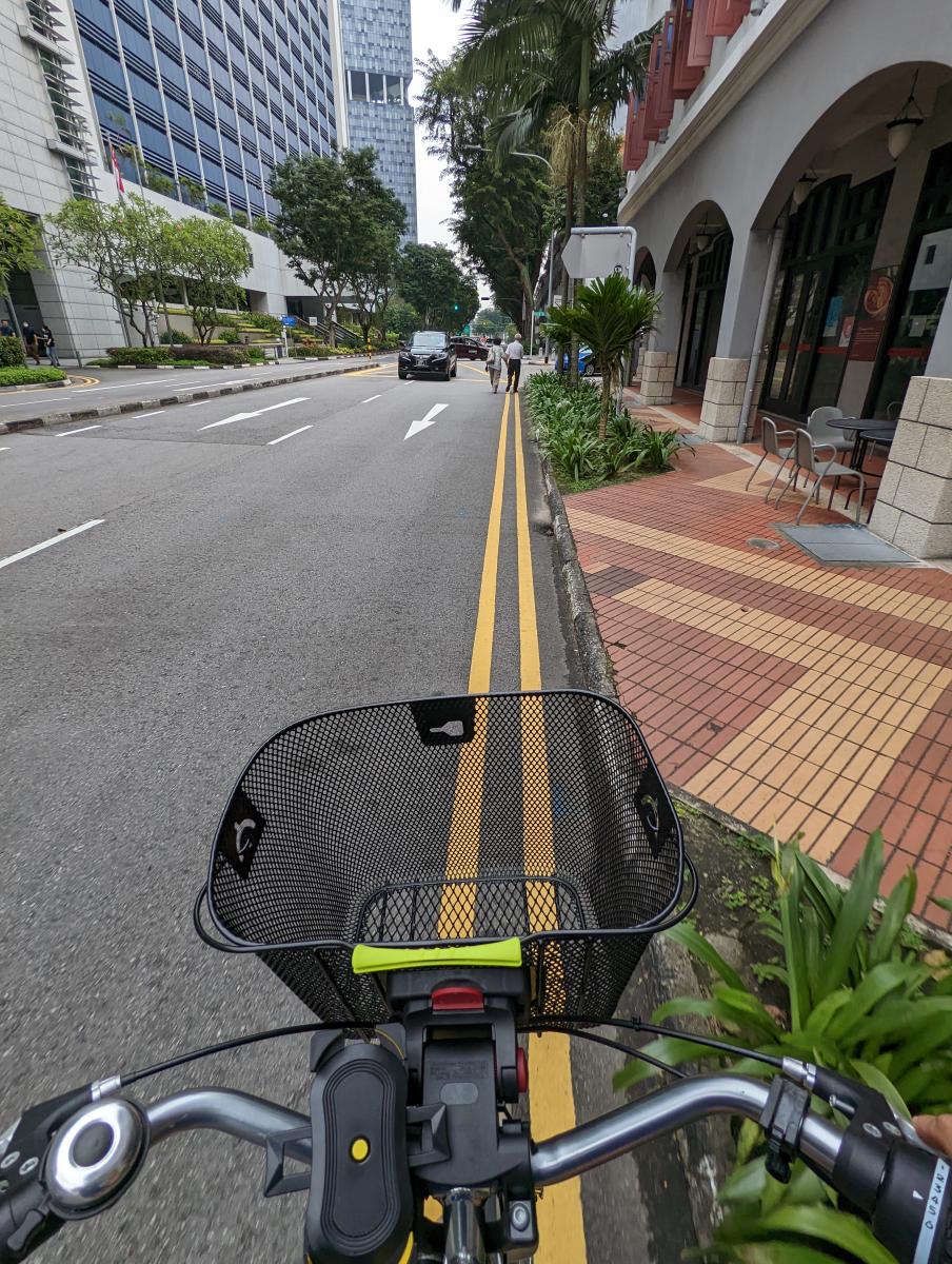 biking in singapore