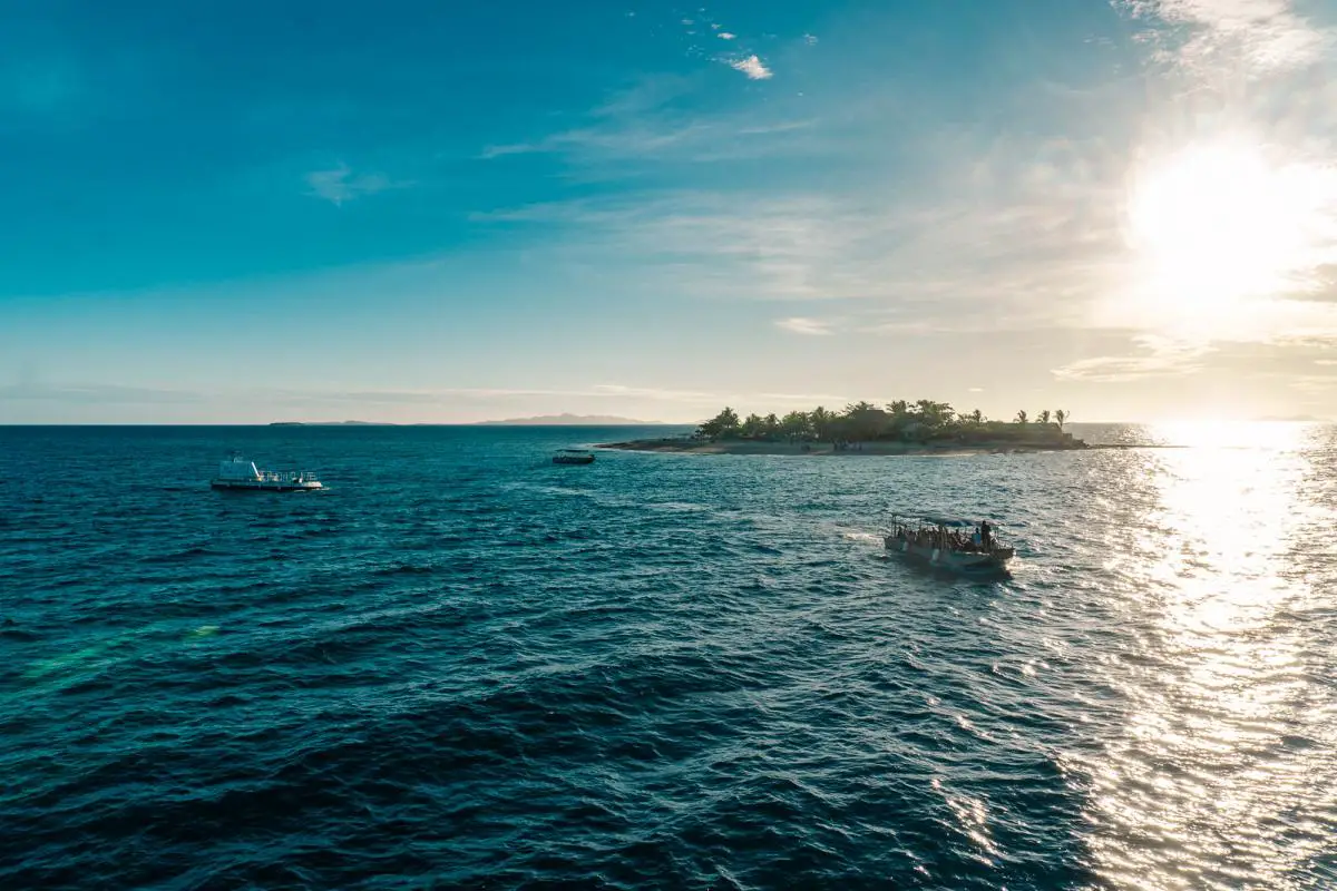 Yasawa flyer hopper ferry Fiji South sea island