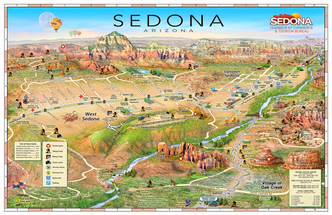 Location of El Portal | Sedona Maps