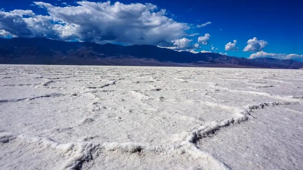 Death valley National Park badwater basin salt flats