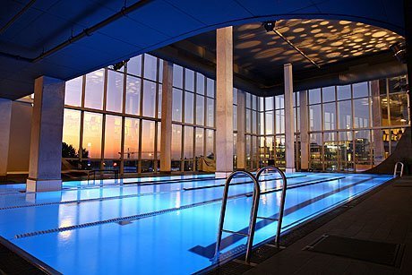 Virgin Active Alice Lane. Pool with a view.