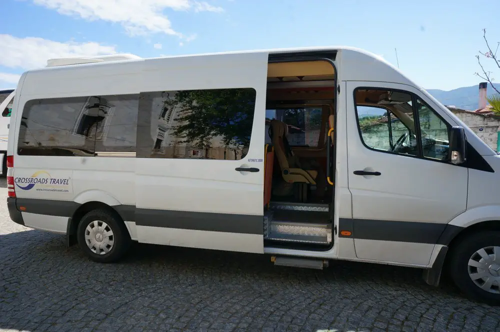 Typical vans used for our day tours.