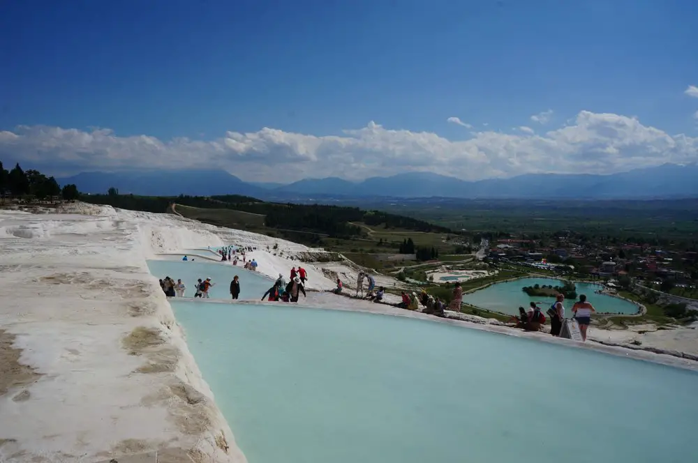 Hot springs in Pamukkale