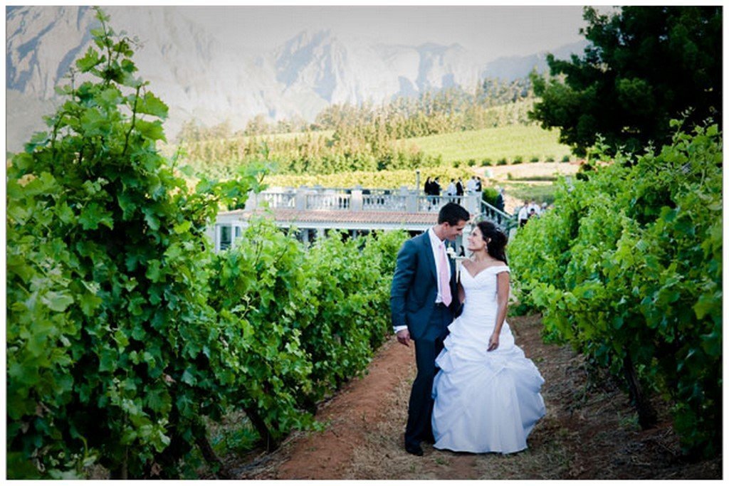 Like SA's winelands that much? Why not get married? So many wineries offer wedding venues and to us Americans, a wedding at one of these estates would be relatively "cheap".