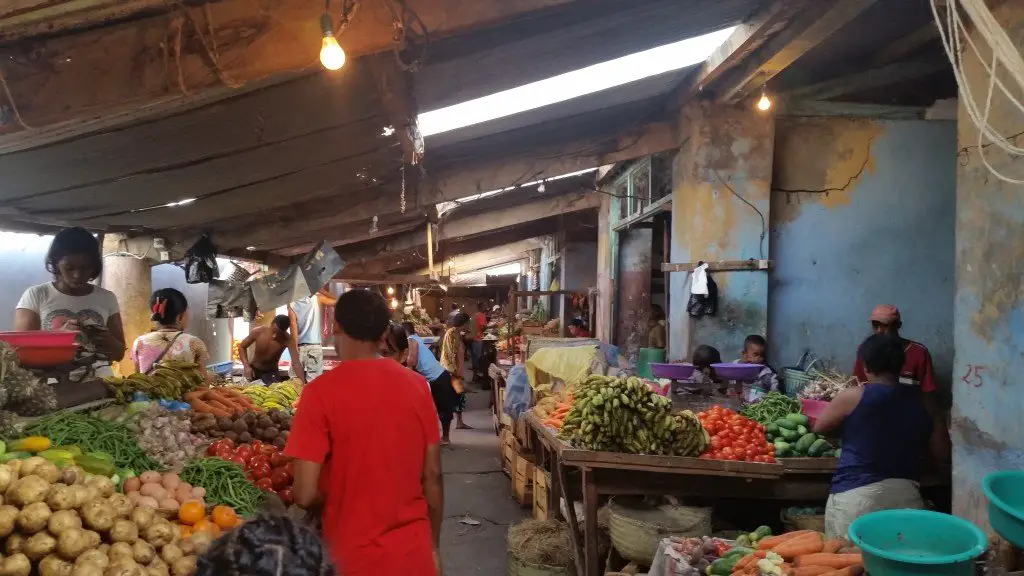 Local market.