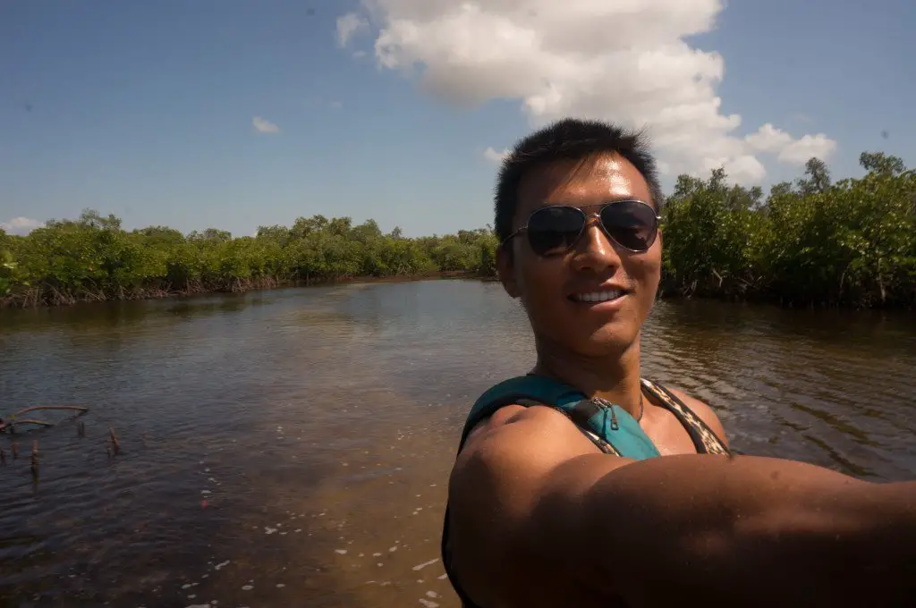 Selfie in the mangroves!