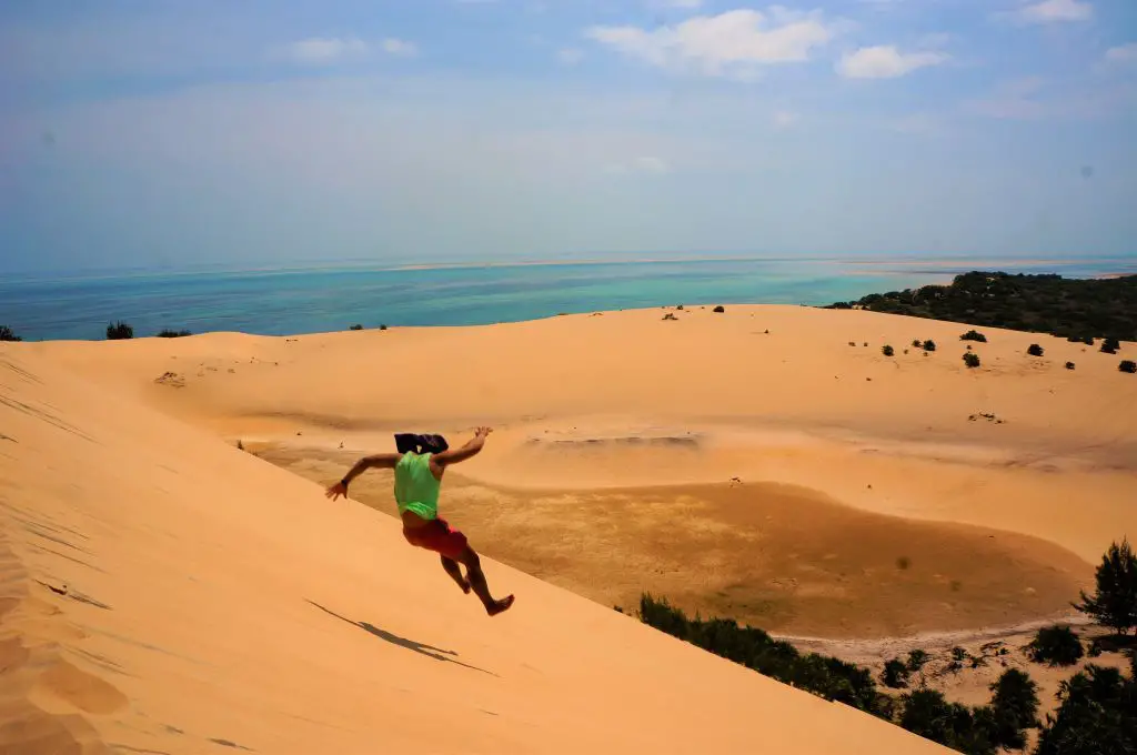 Bazaruto Island sand dunes vilankulos mozambique