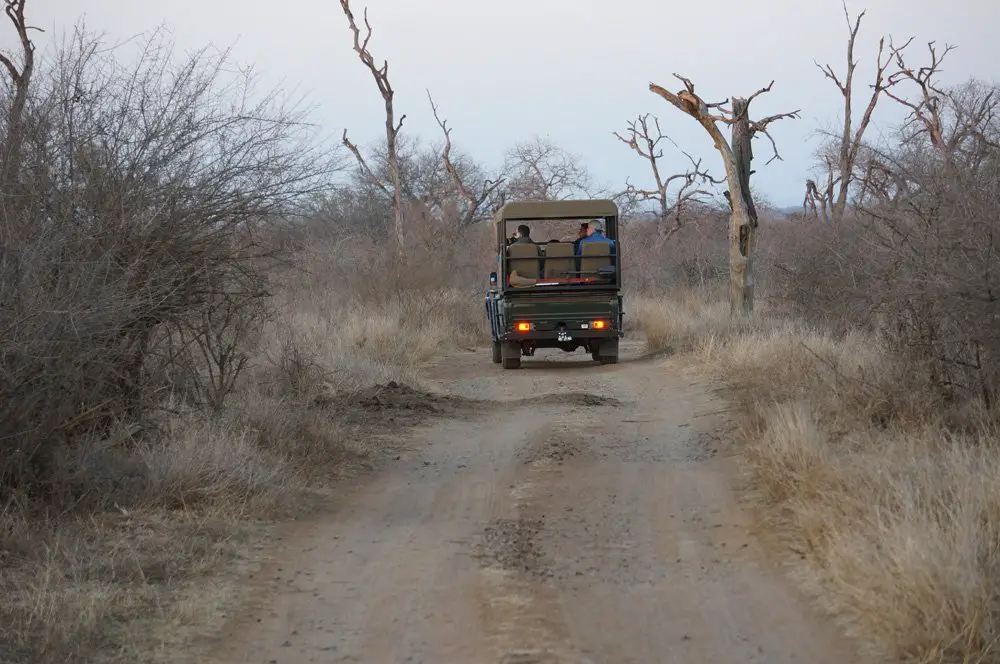 Setting out on our game drive
