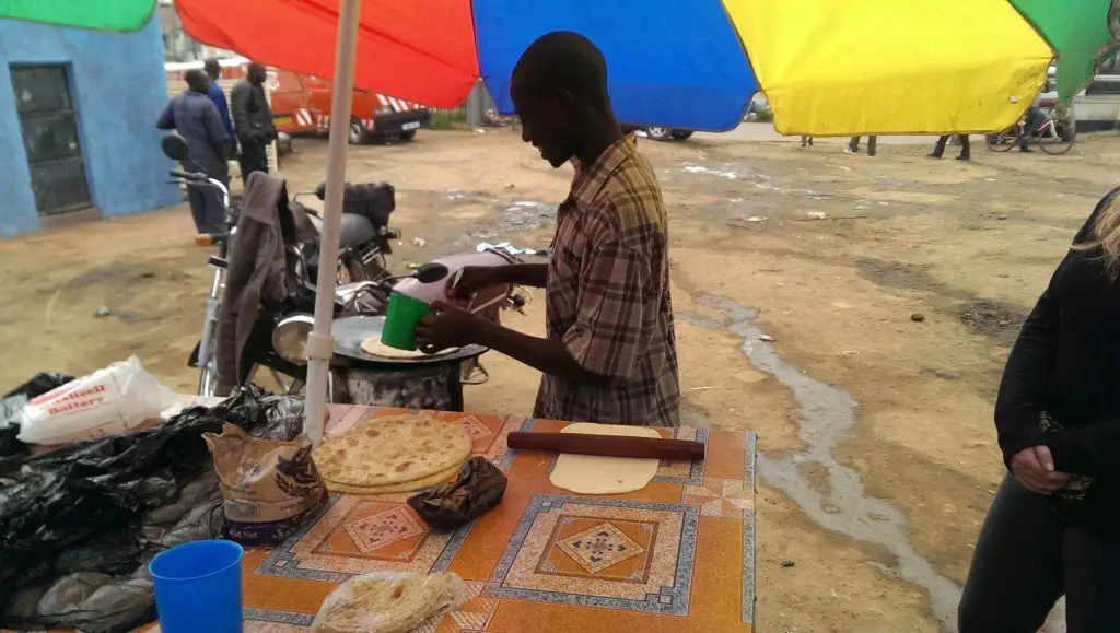 Yes they cook most of your meals, but don't forget to try some of the local foods too, like these delicious chapatis in Uganda.