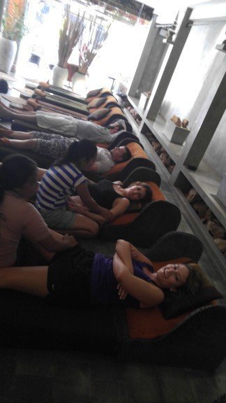 Group massage time in Siem Reap!