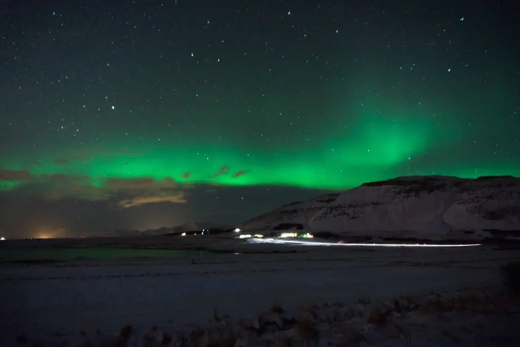Viewing the Aurora in Iceland