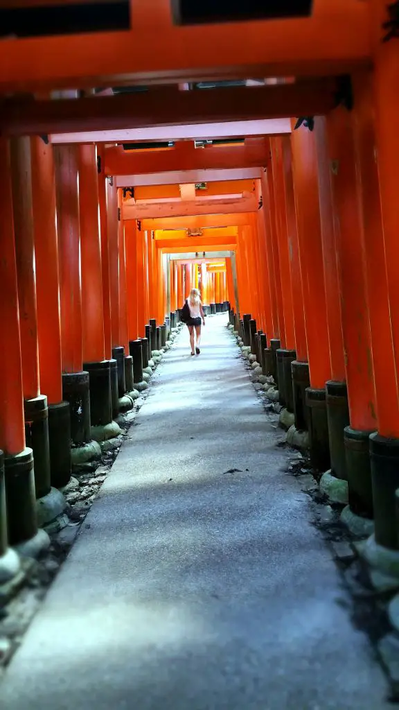 Fushimi Inari morning empty