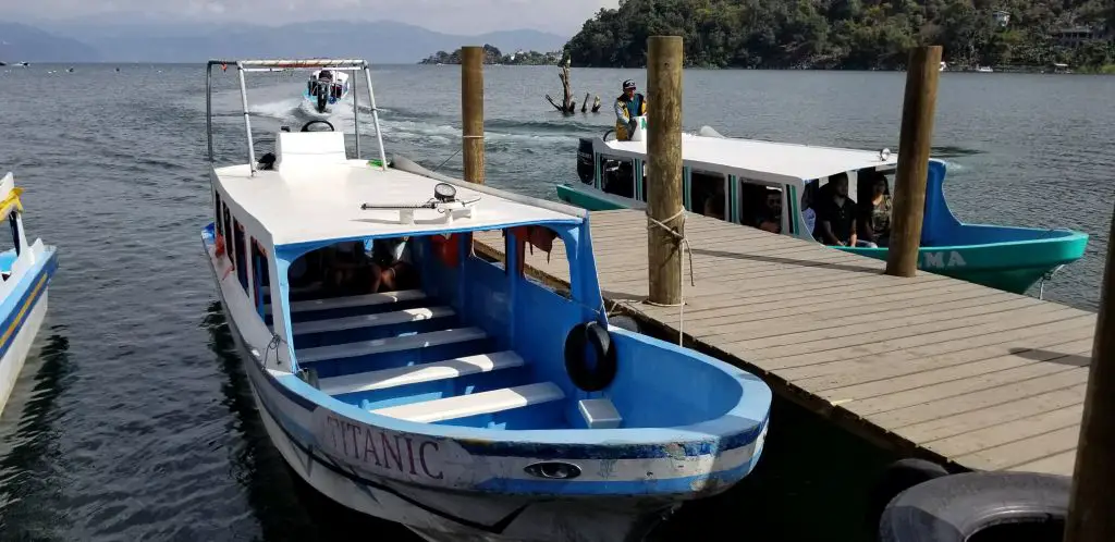 taxi boat lake atitlan
