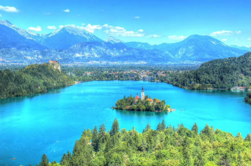 Lake bled slovenia picturesque