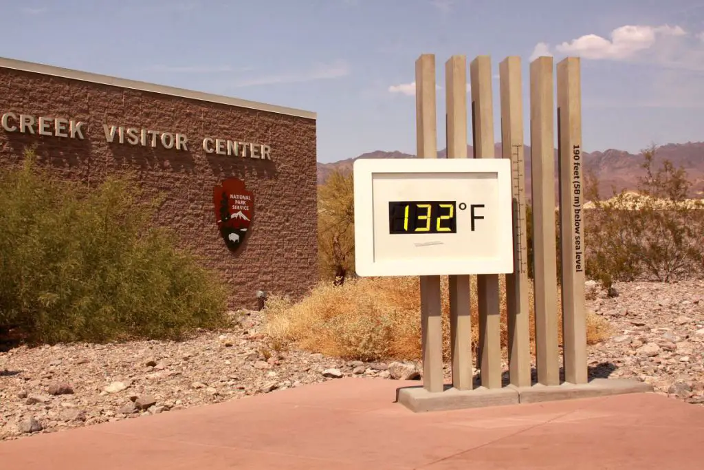 furnace creek death valley 132 degrees