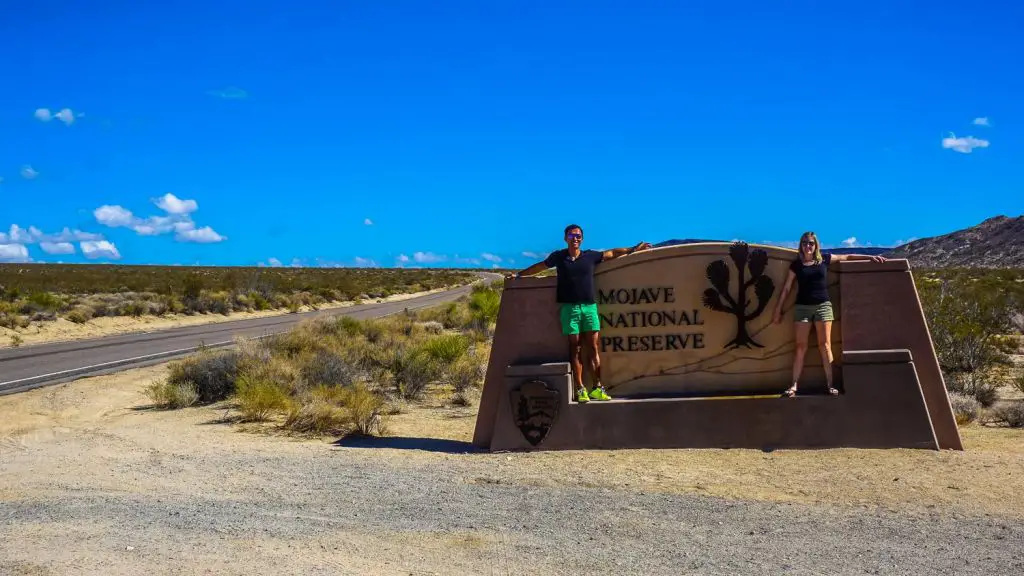 Mojave Natiional preserve entrance