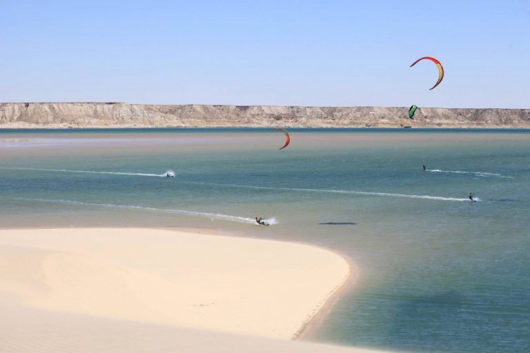Kitesurfing lagoon dakhla