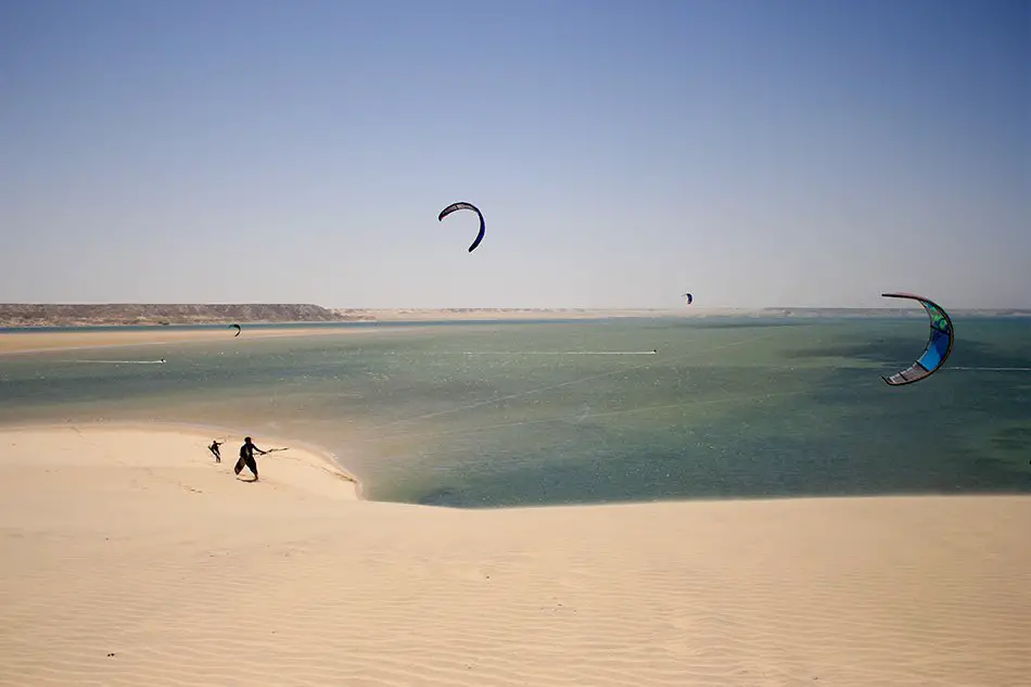 white dune dakhla morocco kitesurfing