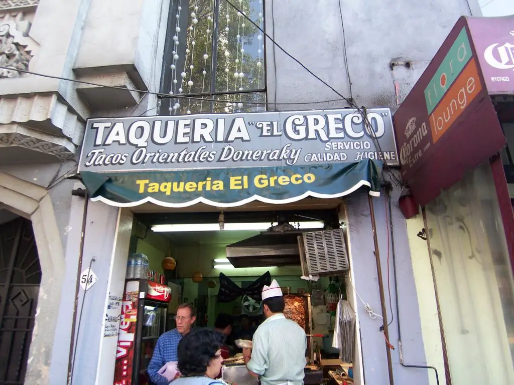 Tacos arabes taqueria el greco