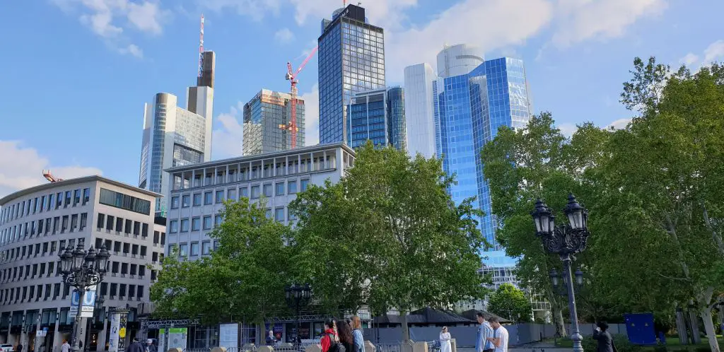 Frankfurt skyline Germany