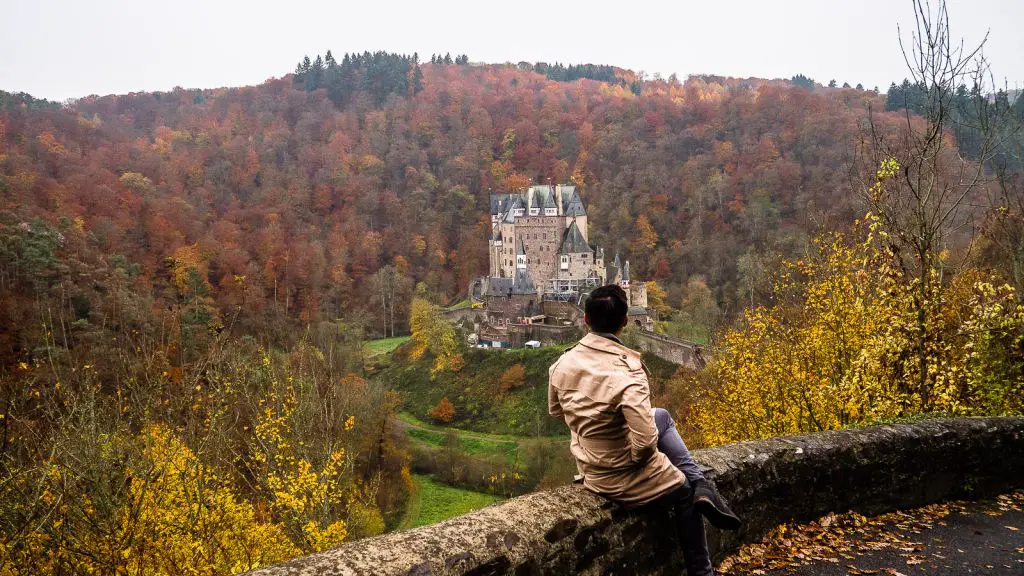 Burg Eltz castle Germany in the fall