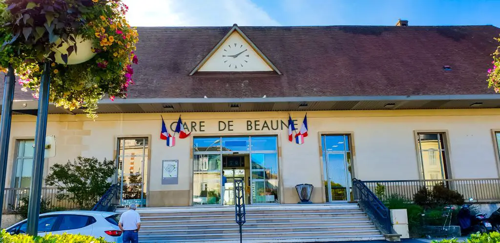 The train station of Beaune
