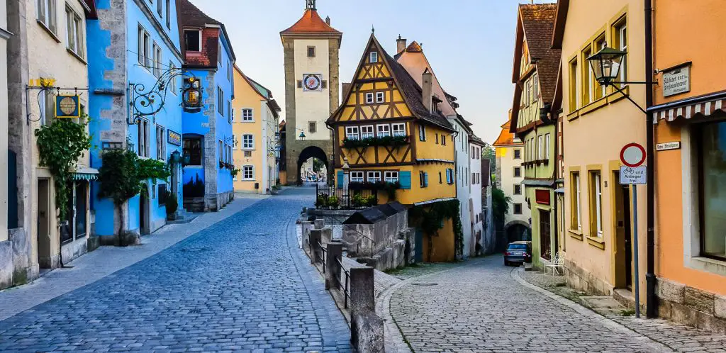 Rothenburg ob der tauber germany medieval fairy tale town
