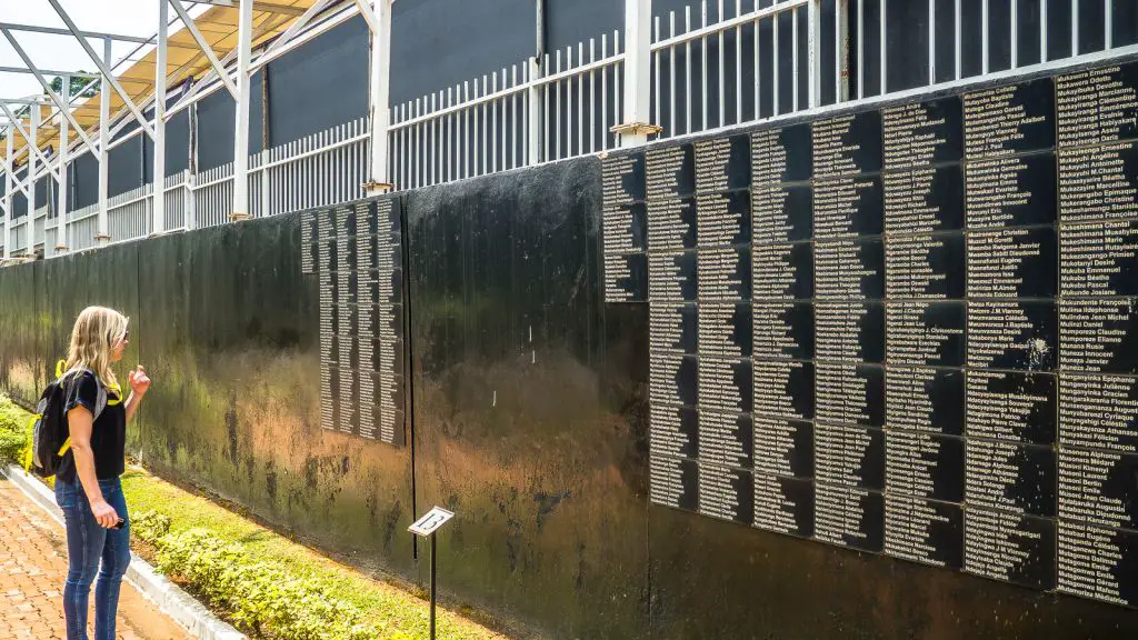 Wall of names kigali rwanda genocide memorial