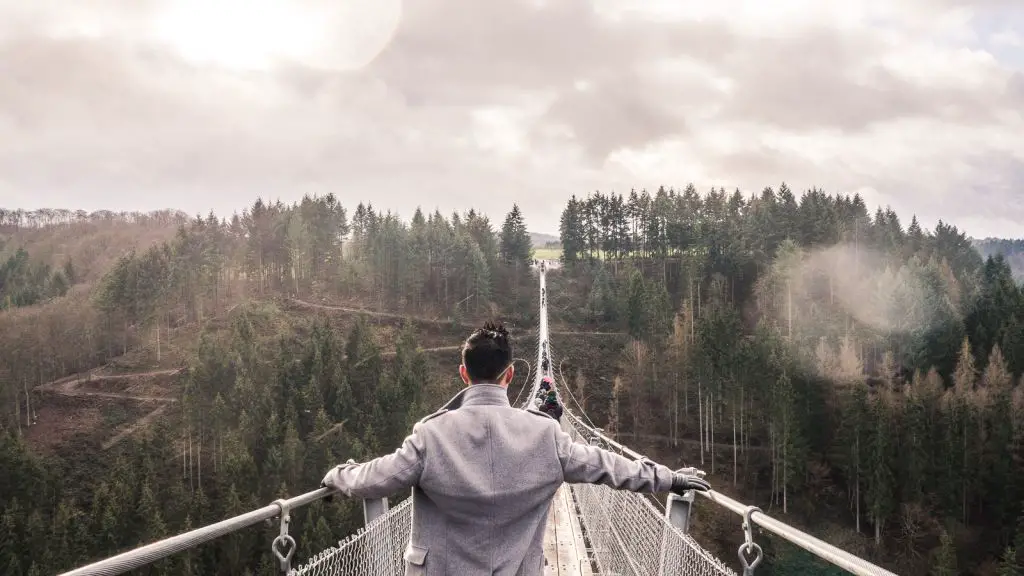 The geierlay suspension bridge is one of the coolest things to do in the Rheinland Pfalz area. It is totally unexpected but when you do visit, you will be totally wowed!