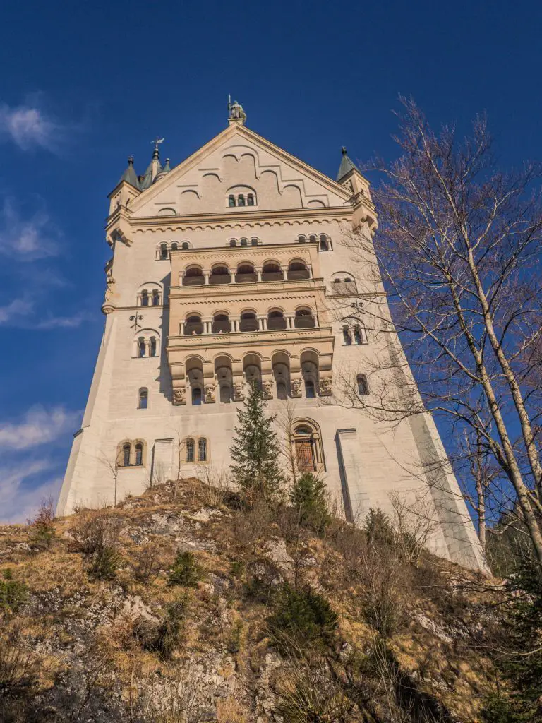 Neuschwanstein Castle side profile