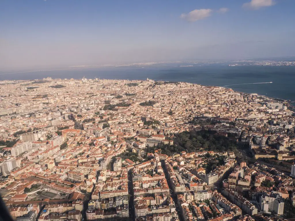 Lisbon Aerial shot