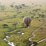 hot air balloon serengeti