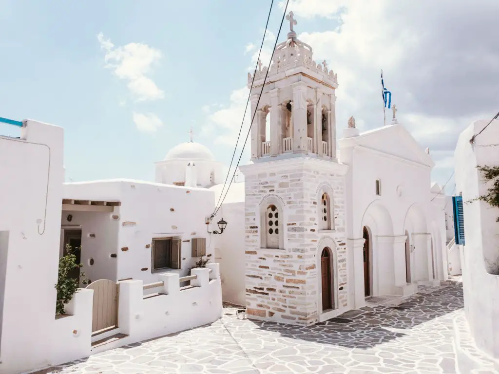 Marpissa town paros greece