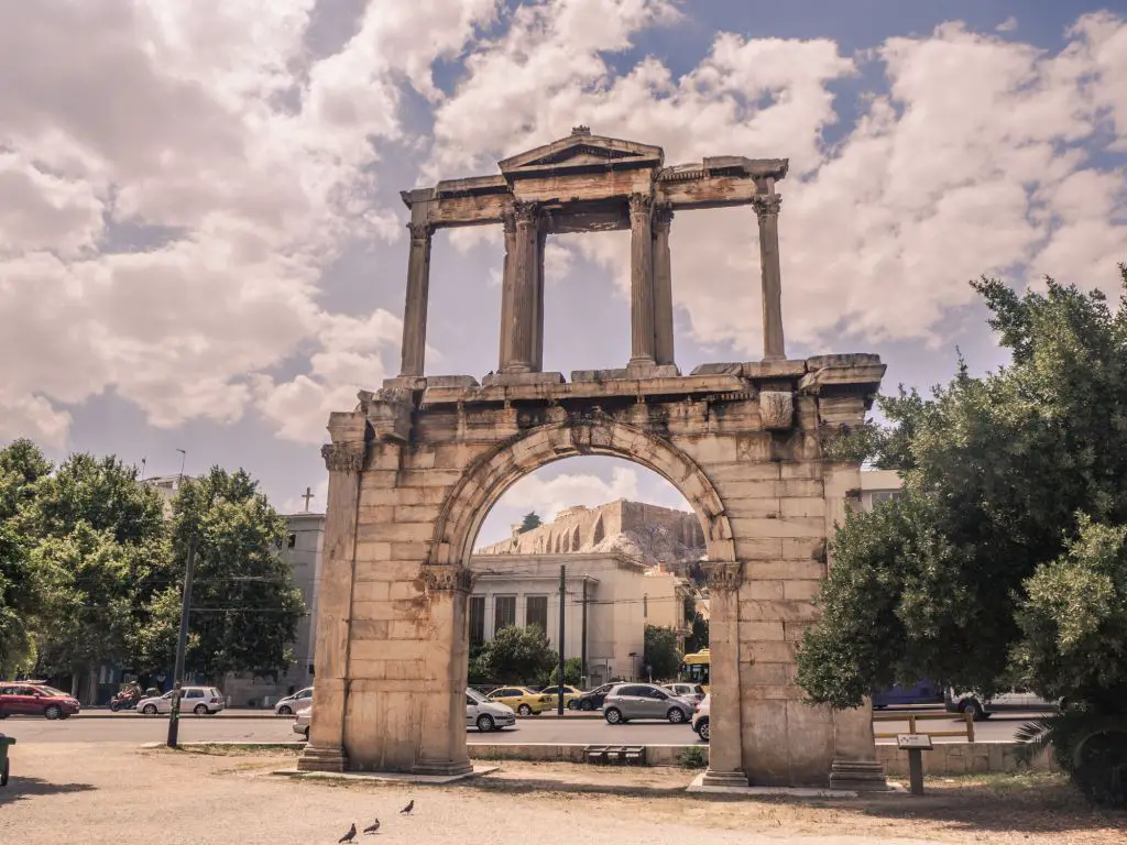 hadrian's arch athens