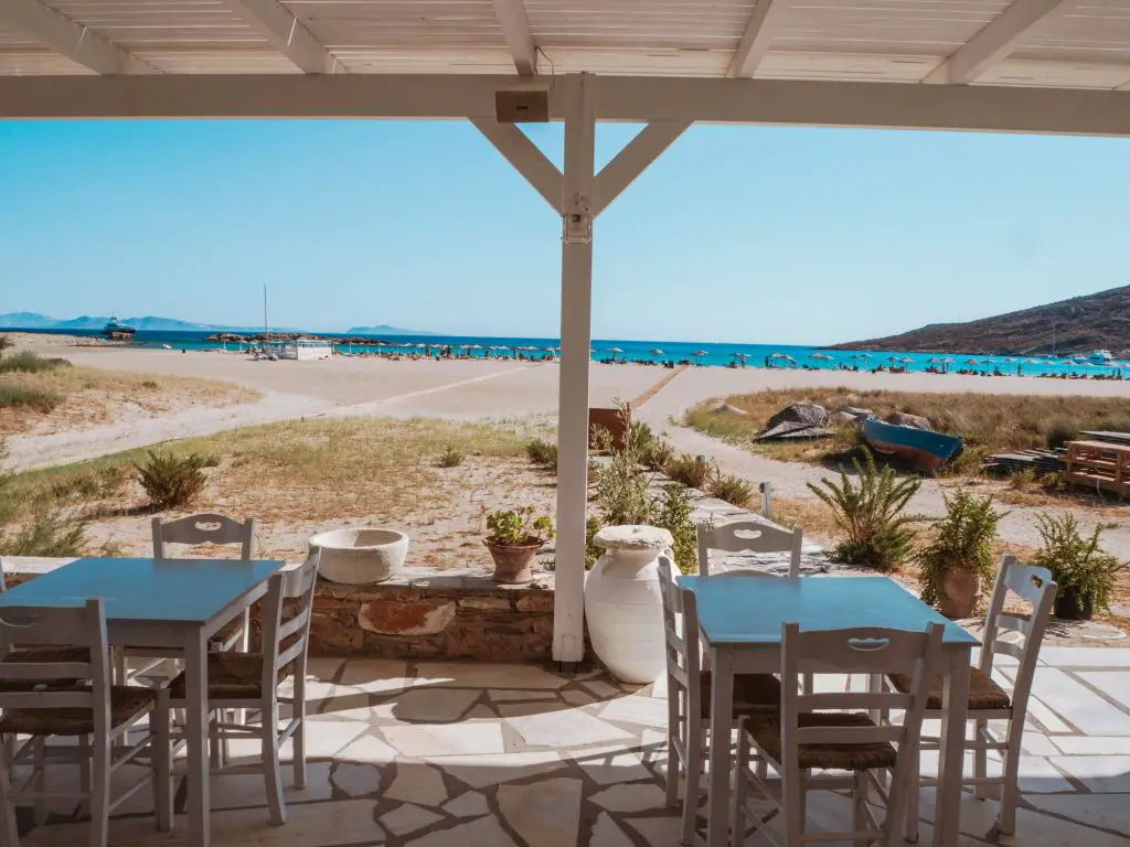 Antonis restaurant Maganari beach
