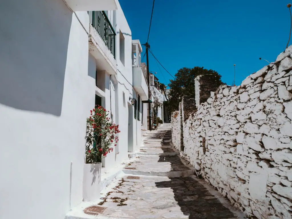 Amorgos chora cycladic architecture
