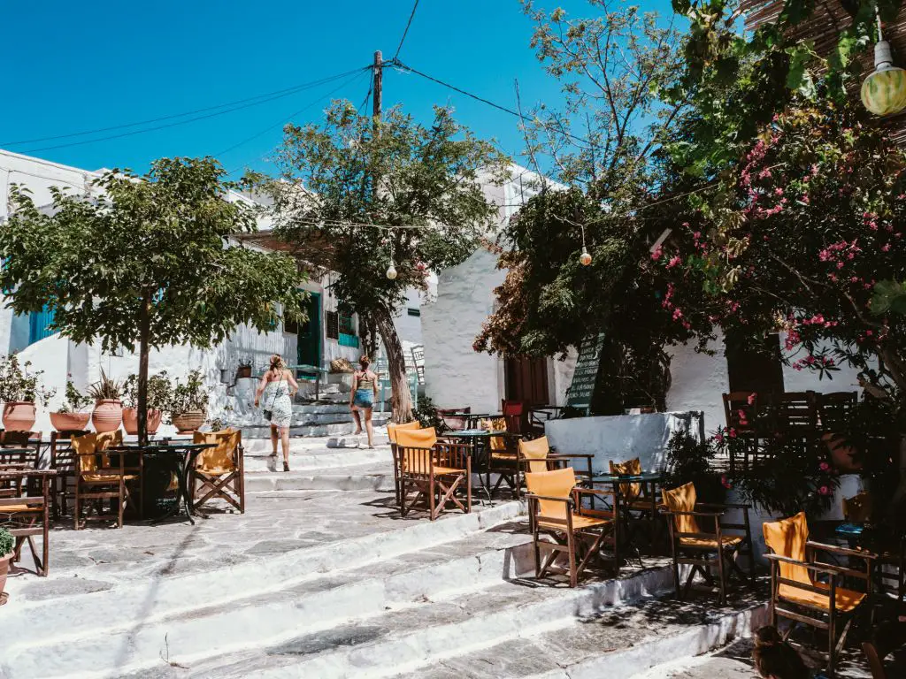 Amorgos chora cycladic architecture