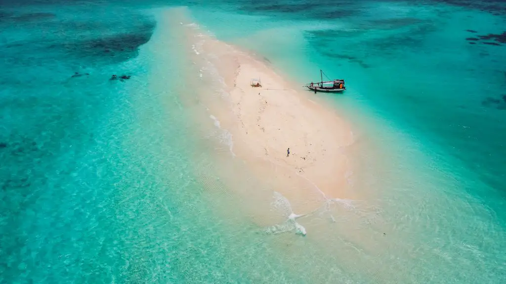 Mange sandbank tanzania mafia island