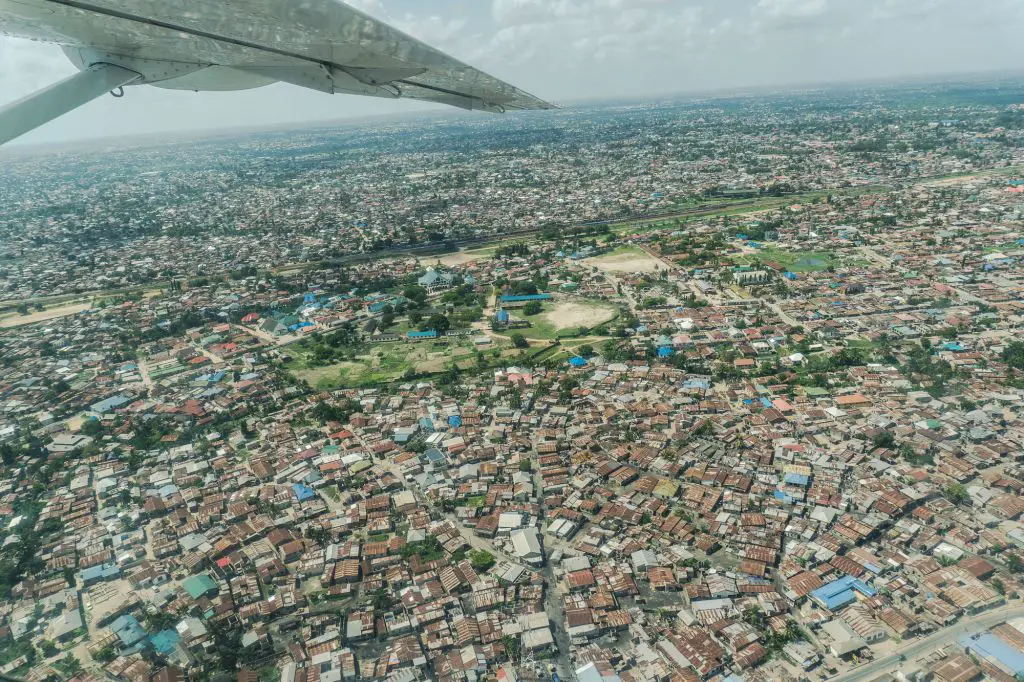 View of dar es salaam aerial