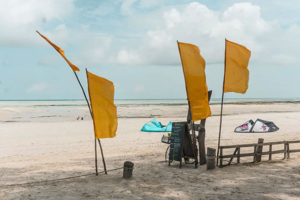 B4 Paje Zanzibar kitesurfing