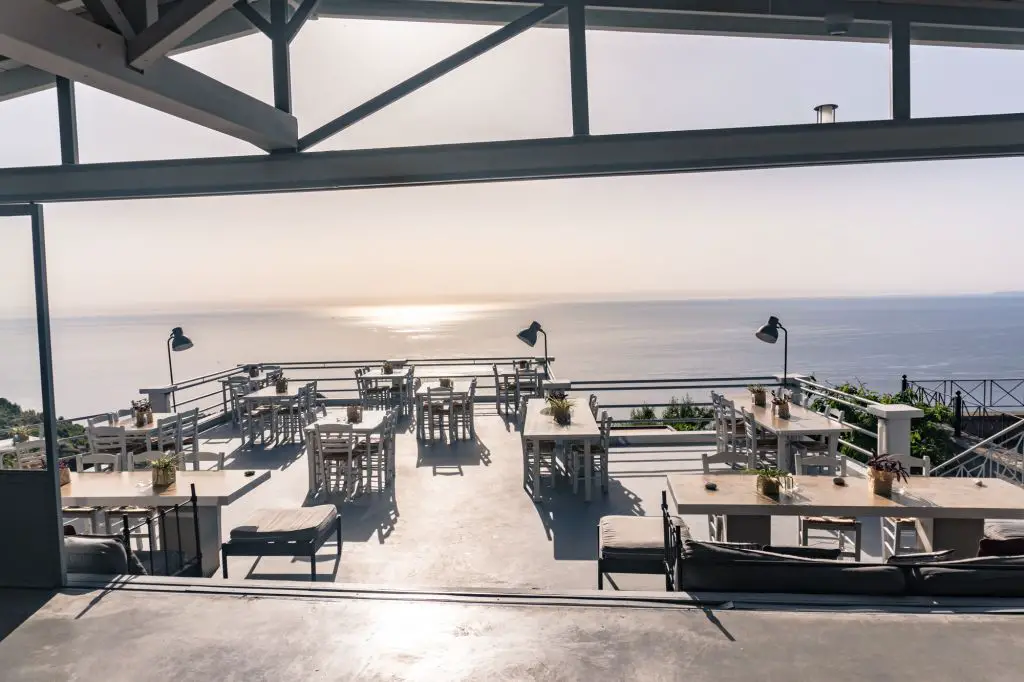 Rachi Restaurant Lefkada ionian island view