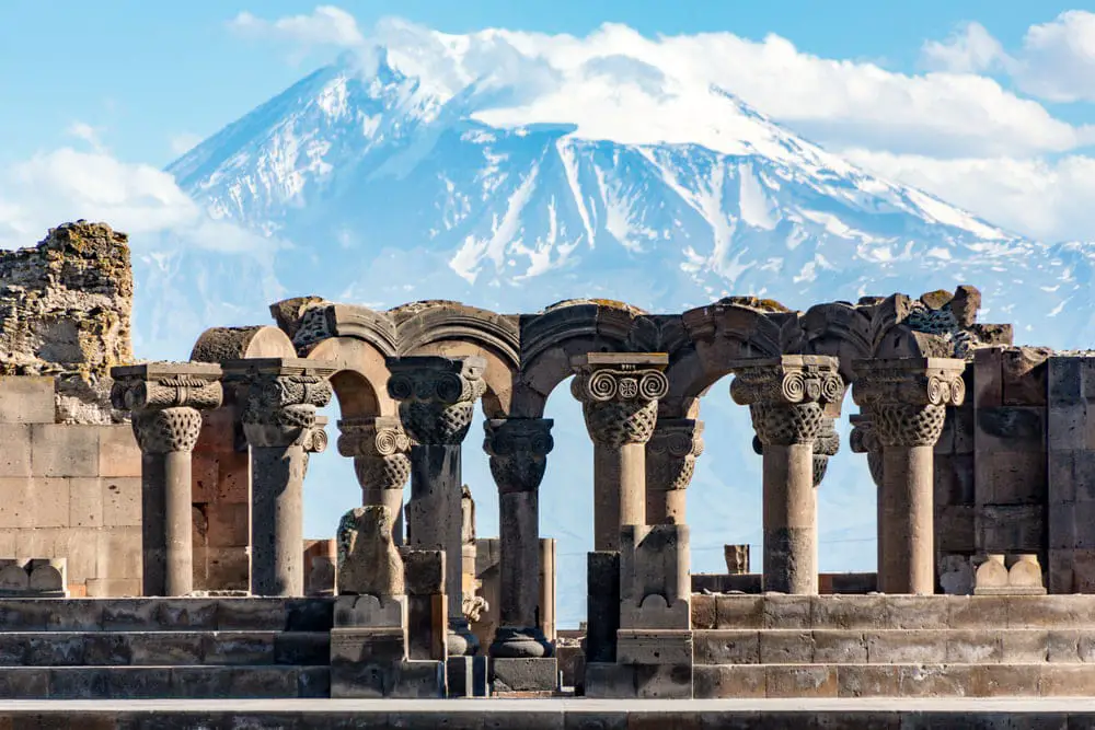 Zvartnots Cathedral Armenia Yerevan