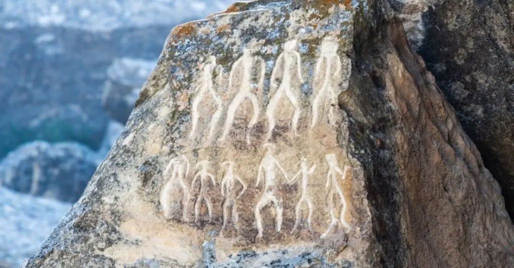 Petroglyphs Gobustan baku
