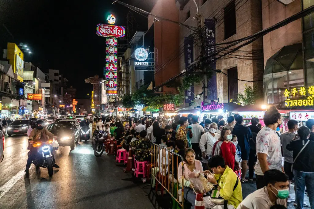 Yaowarat Street market bangkok