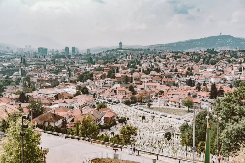 Sarajevo city view 