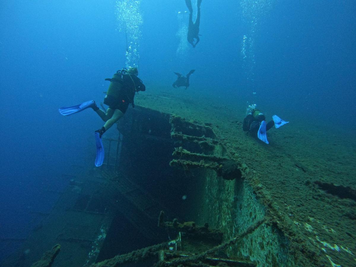 Cyprus diving zenobia wreck dive