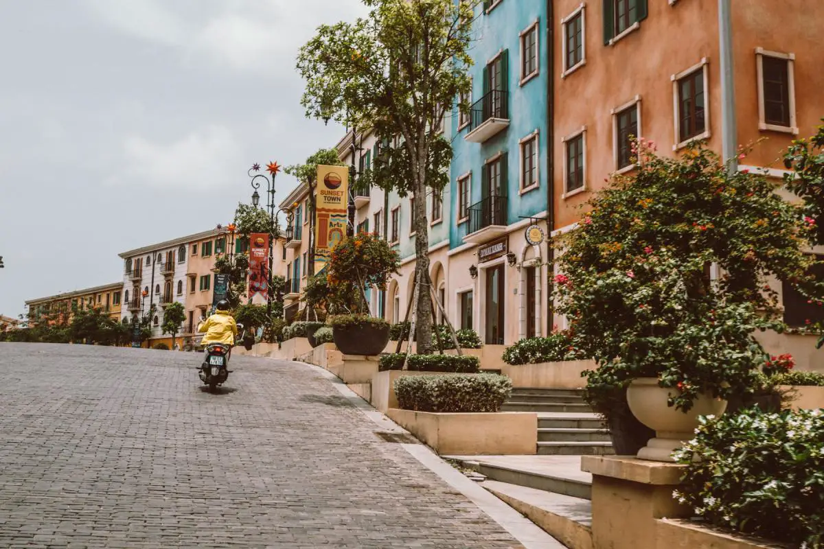 Mediterranean italian town in phu quoc vietnam