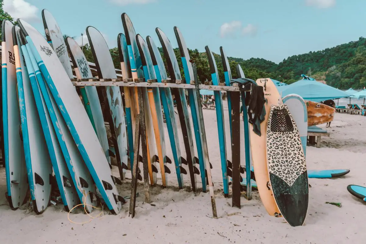 surf boards selong belanak beach lombok