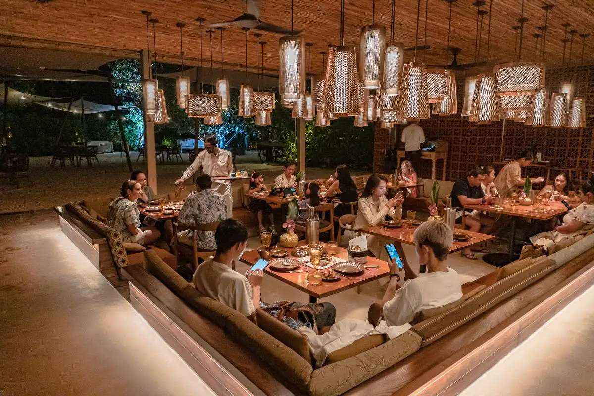 Arabesque Ritz Carlton Maldives restaurant